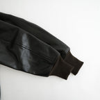 SHRINK LEATHER G-1 JACKET #BLACK SHRINK [26330705]