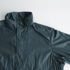 LEATHER LIKE POLYESTER SNOW PARKA #DUSTY GREEN [YK24SS0636C]