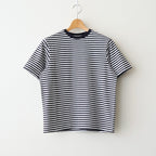 ムラ糸Tシャツ Slub Yarn T-Shirt #WHITE/NAVY [32061007]