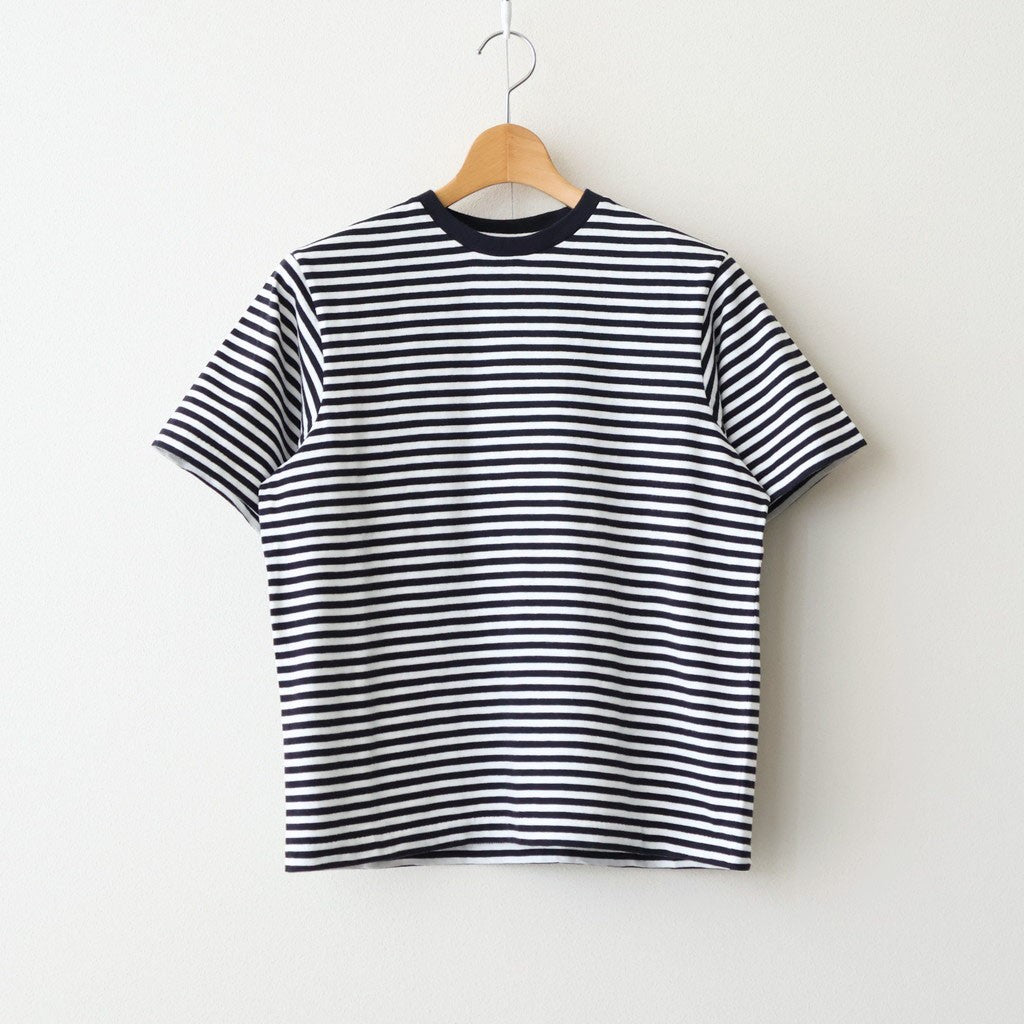 ムラ糸Tシャツ Slub Yarn T-Shirt #WHITE/NAVY [32061007]