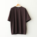 SUVIN 60/2 OVERSIZED T-SHIRT #BURGUNDY [KKAGGM0015]