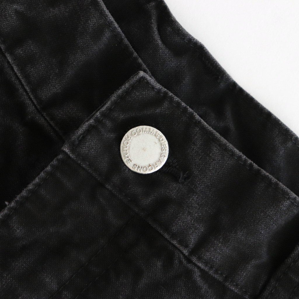 綿オックス 製品加工ワイドパンツ #BLACK [HP-P008-051]