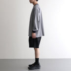 Narrow Border L/S Tee #NAVY×WHITE [GU251-70117B]