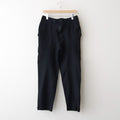 ウールサージ 製品縮絨トラウザー #BLACK [HP-P105-051]