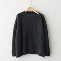 COMFORT BLEND YARN LOOSE FIT SWEATER #CHARCOAL [N0011]