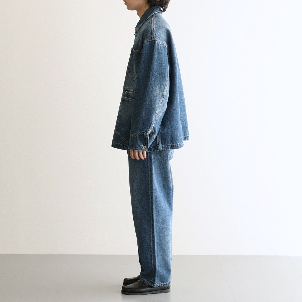 CORPORATE DENIM FIVE POCKET PANTS #DARK WASH [FSC263-40156FB]