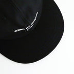 綿サージ ベースボールキャップ #BLACK [HN-K601-051]
