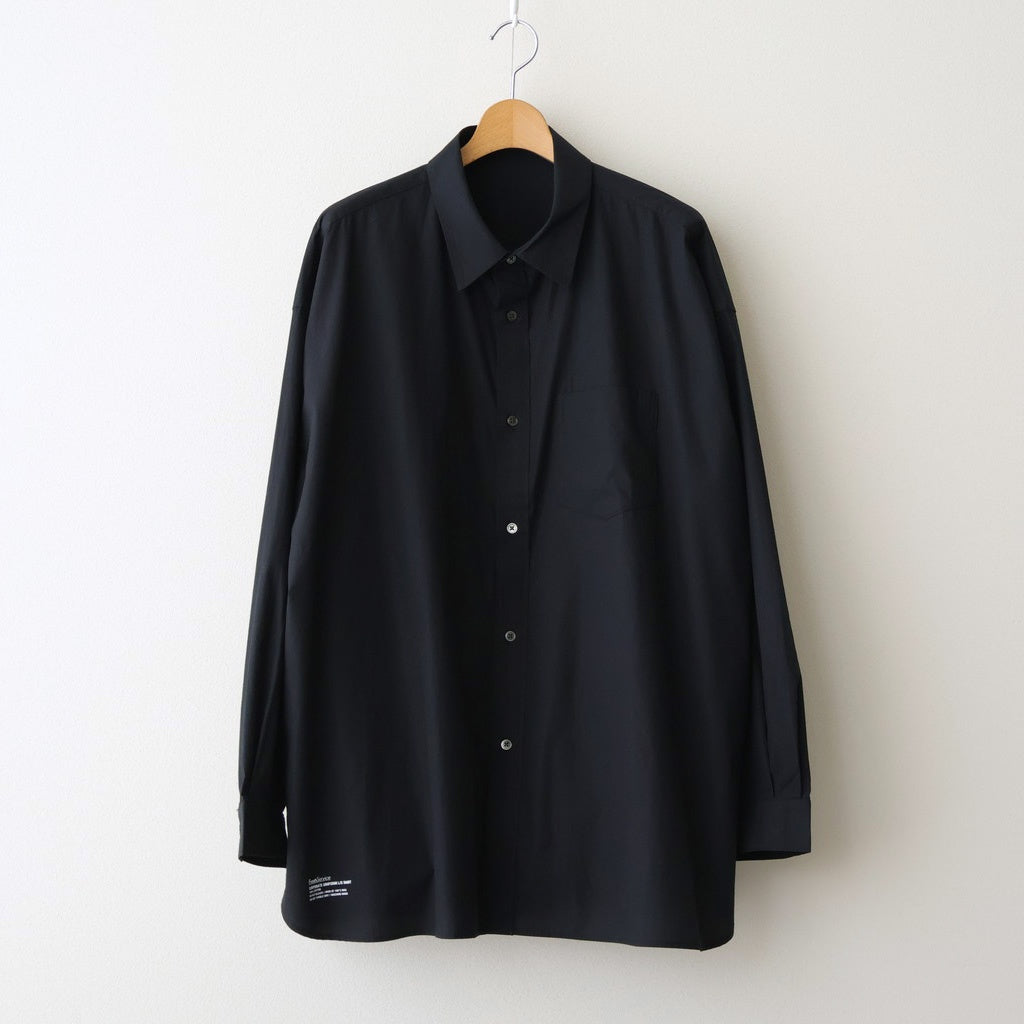 CORPORATE UNIFORM L/S SHIRT #BLACK [FSC254-50021B]