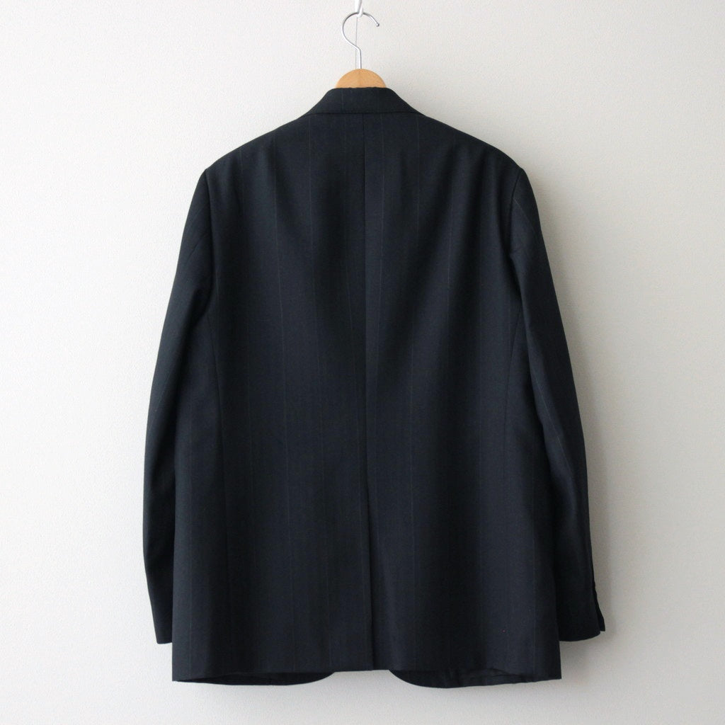 ジャケット・アウター AURALEE BLUEFACED WOOL JACKET[A25SJ01BA] BLUEFACED WOOL JACKET #NAVY STRIPE [A25SJ01BA] – ciacura