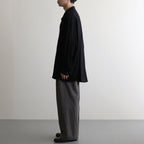 SIDOGRAS Twill Viscose Oversized Sleeping Shirt #BLACK [GM244-50014B]