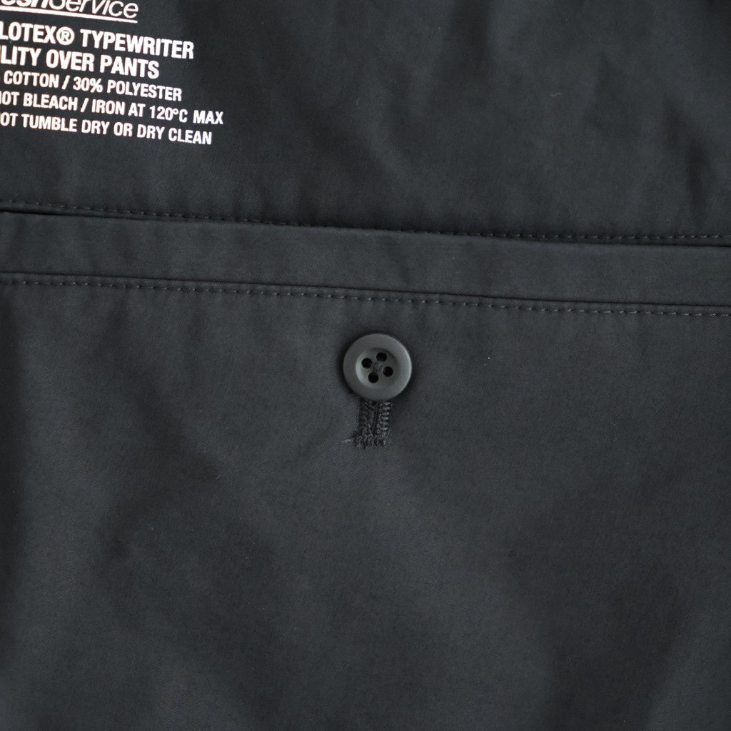 SOLOTEX TYPEWRITER UTILITY OVER PANTS #BLACK [FSC263-40106B]
