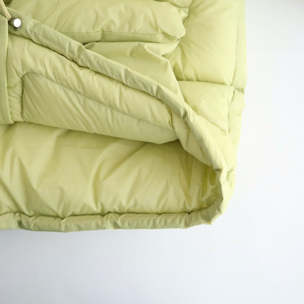 SUPER LIGHT NYLON RIPSTOP DOWN BLOUSON #LIGHT LIME [A26AB01NL]