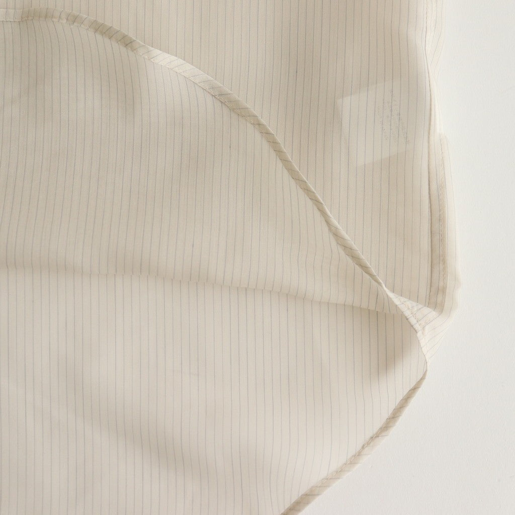 SHEER SKIPPER SHIRT #WHITE STRIPE [2541000508]
