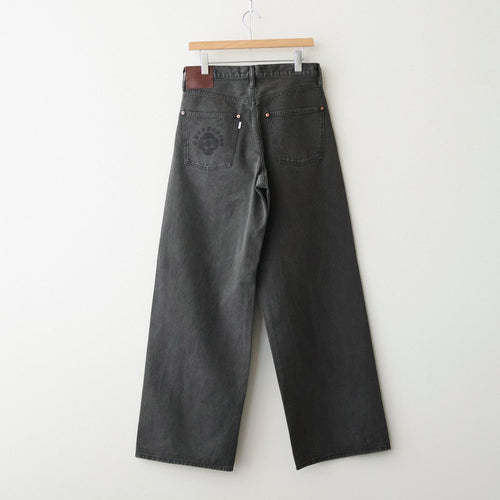 CS MODERN DENIM WIDE CUT #GUNMETAL BLACK [26880402]