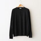 SMOOTH SUVIN HENRYNECK SWEATER #BLACK [KRAGLA0100]