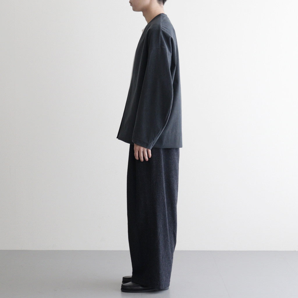 FSNMTD - ポリエステル・経編コーデュロイ カーディガン #90 Grey [SN_FR1501TD]