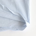 FRESCA SINGLE JERSEY TIGHT FIT T-SHIRT #SAX [KKAGGM0402]