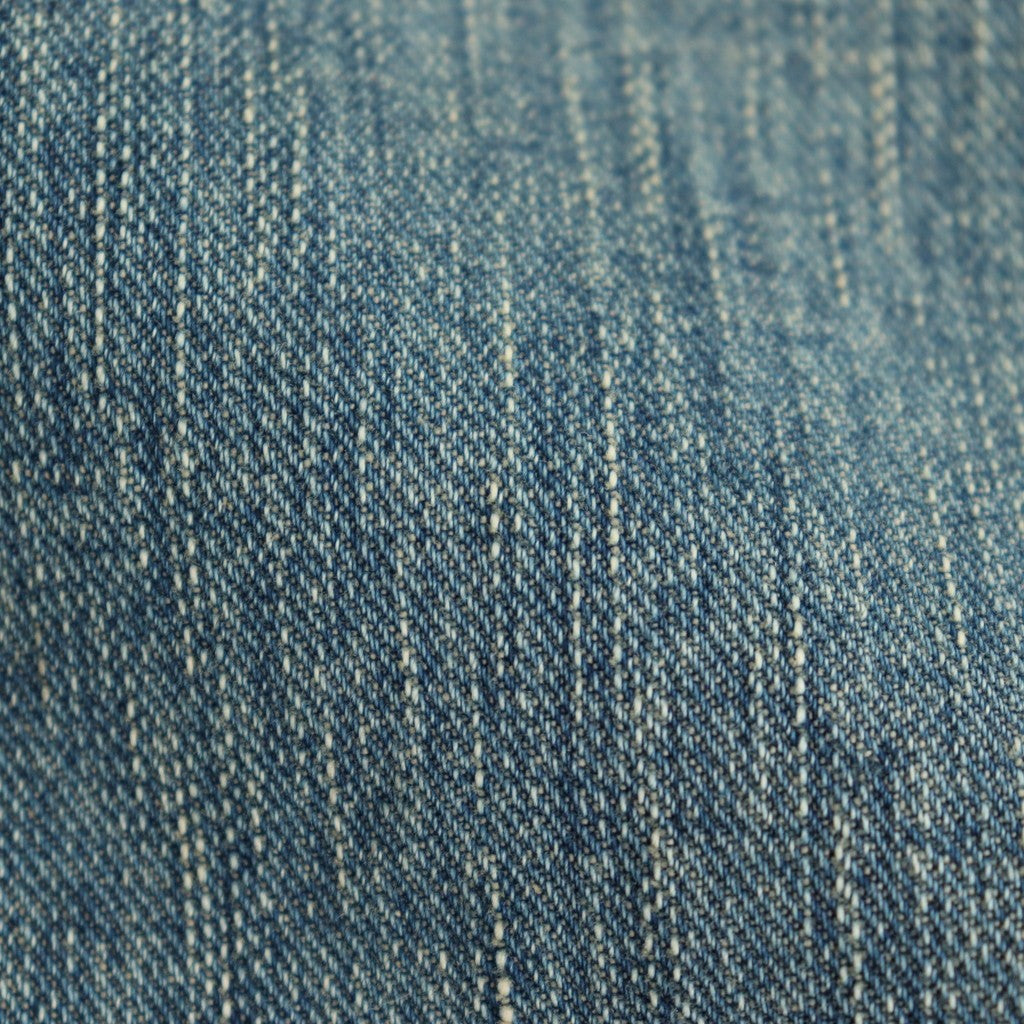 DAMAGED MODERN DENIM PANTS WIDE CUT #FADED INDIGO [25880409]