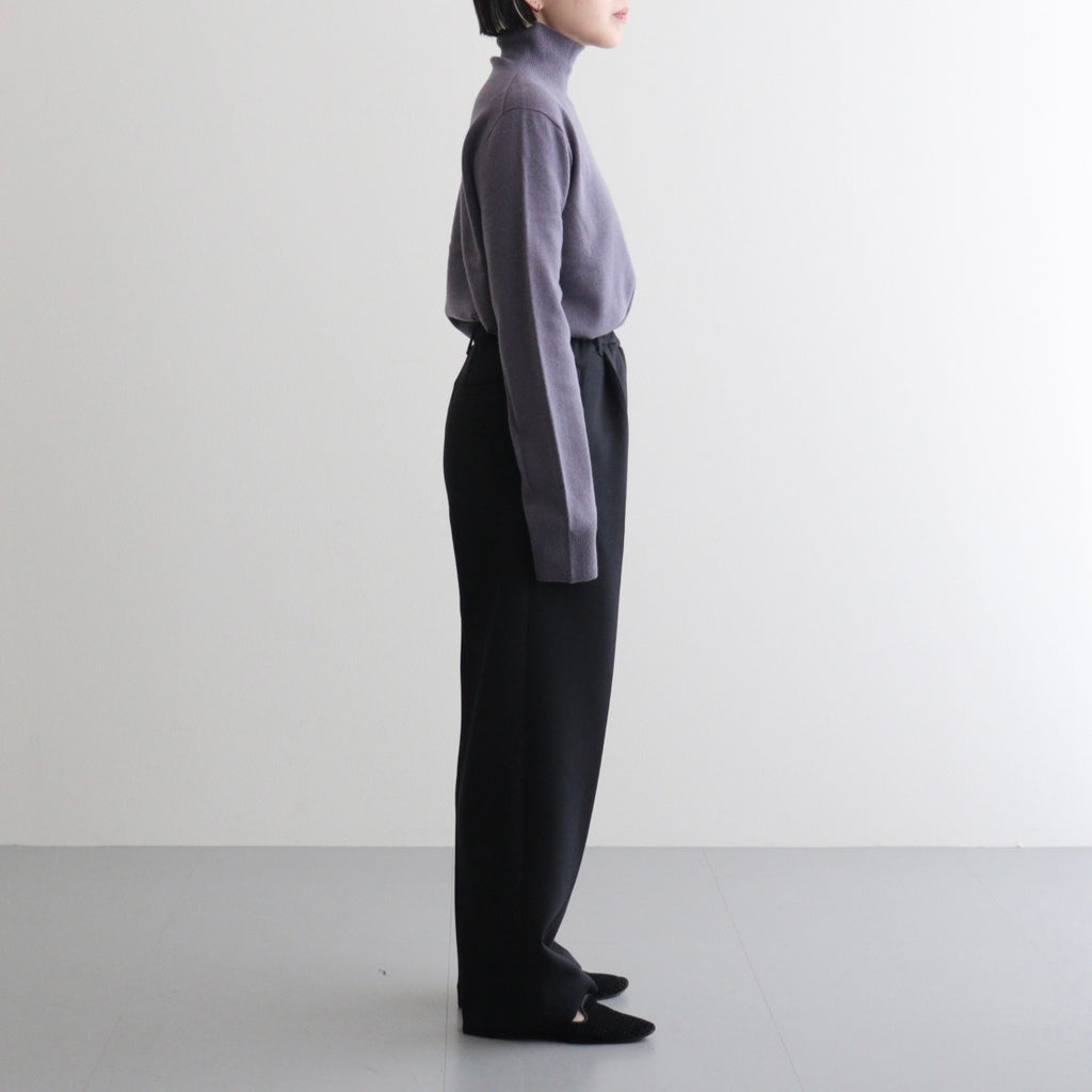 Wool Cashmere Turtle Knit #S/BLU [12520537]