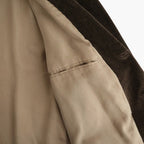 Cotton & Rayon Corduroy Tailored Jacket #Dark Brown [OFH011JK11]