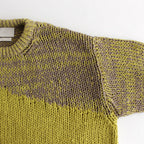 INTARSIA CREWNECK SWEATER #YELLOW [YK24SS0678S]