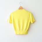 Cotton 14G Short Sleeve #YELLOW [I26SS-K5]