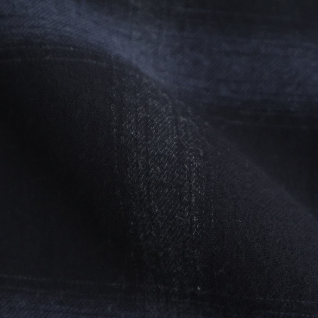 FLANNEL CHECK REVERSIBLE VEST #BLACK [FSC253-30128]