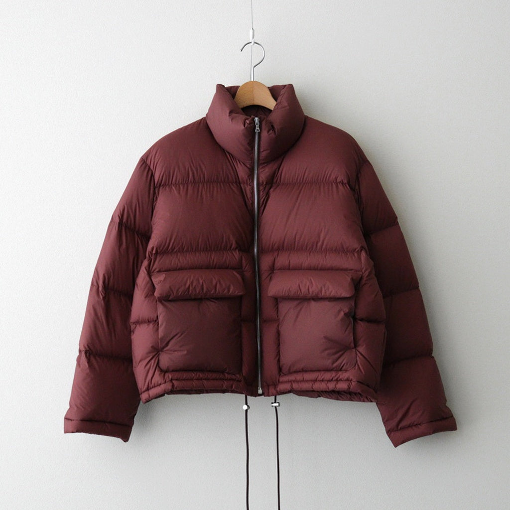 SUPER LIGHT NYLON RIPSTOP DOWN BLOUSON #BURGUNDY [A25AB03NL]