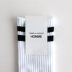 綿パイルライン入りソックス #WHITE [HO-K502-051]