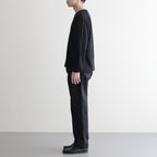 DENIM PANTS - WIDE TAPERED #black [10-13B]