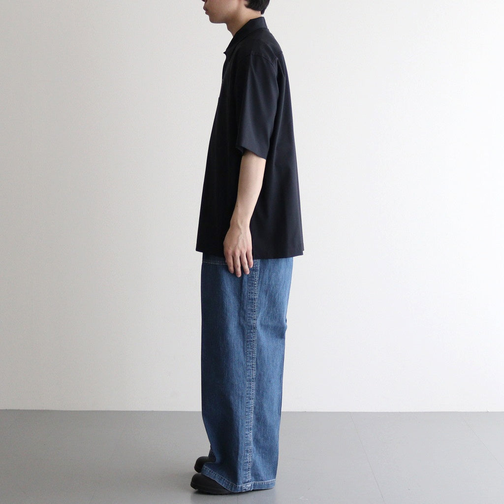 LIGHT-WEIGHT DENIM 1TUCK WIDE BAKER PANTS #INDIGO [YK25SS0931P]