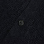 BABY SURI ALPACA SHEER KNIT SHIRT CARDIGAN #NAVY [A24AC01AK]