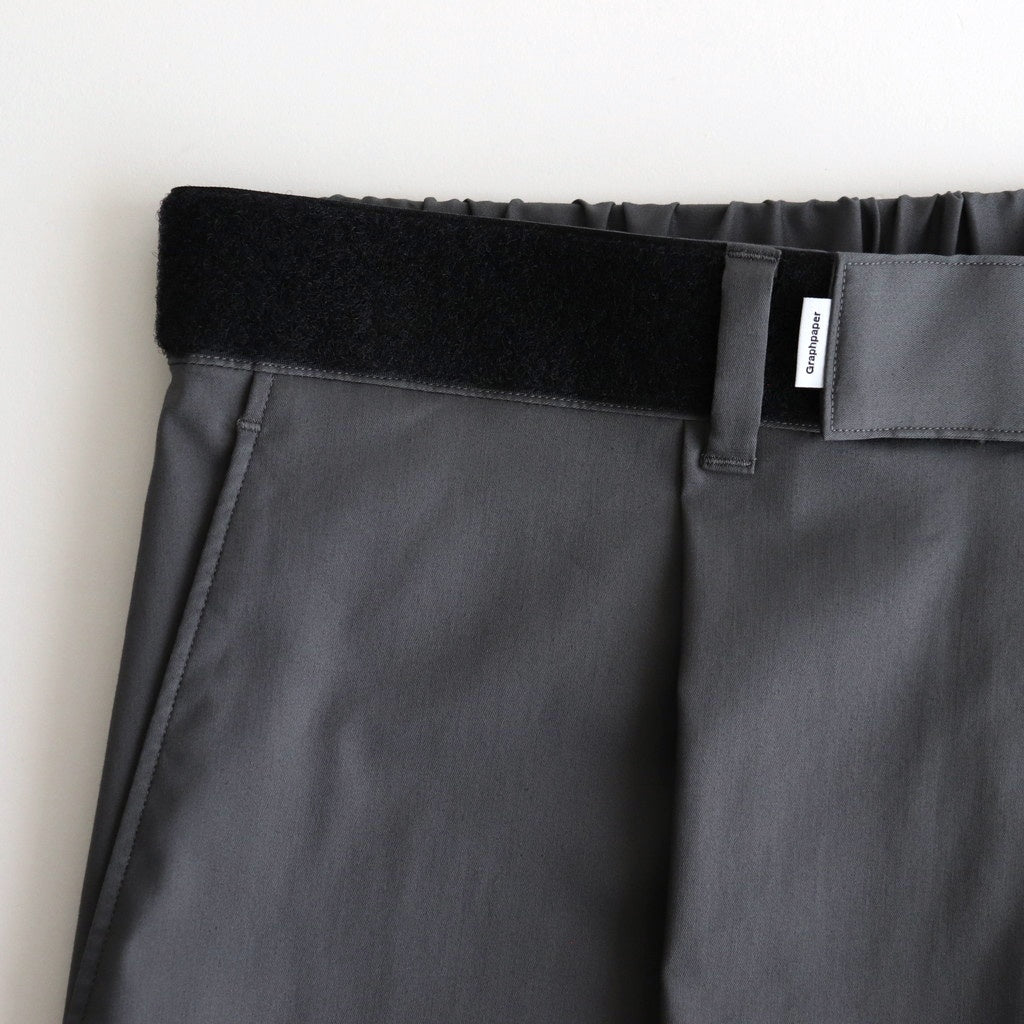 Solotex Twill Wide Chef Pants #GRAY [GM251-40327B]