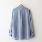 SHEER STRIPE SHIRTS LOOSE FIT #BLUE STRIPE [2541000507]