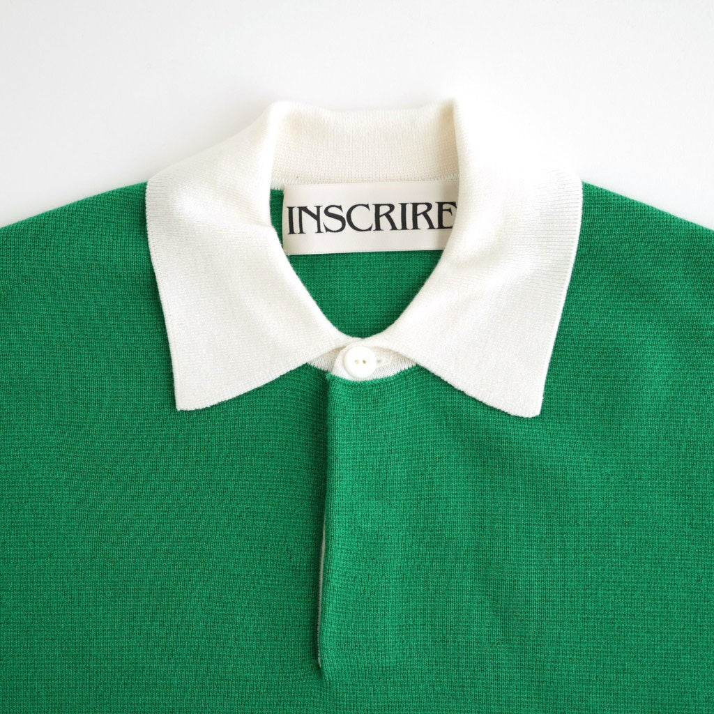 Rugby Shirt #GREEN×NAVY [I26AW-K8]