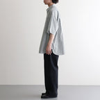 CORPORATE UNIFORM S/S SHIRT #GREEN STRIPE [FSC261-50103B]