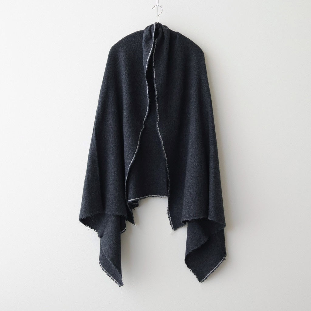 Wool Cashmere Stole #CHARCOAL [53052901]