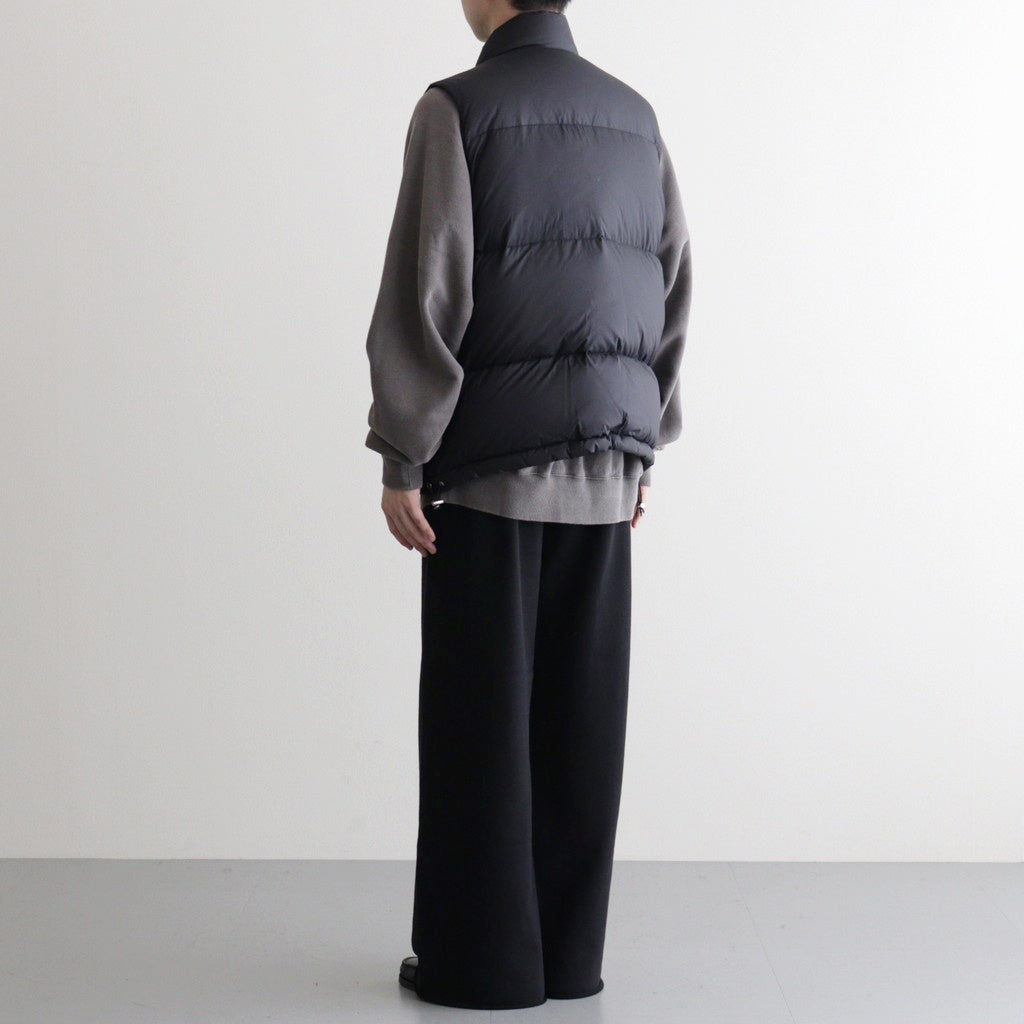 PUFFER REVERSIVLE VEST #BLACK x NAVY [25330203]