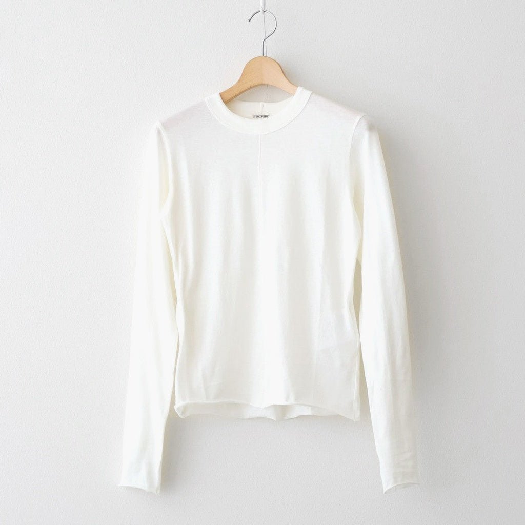 Cotton Cashmere Tee #WHITE [I25AW-CUT3]