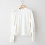 Cotton Cashmere Tee #WHITE [I25AW-CUT3]