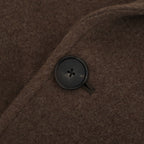 SUPER FINE WOOL MOSSER CHESTERFIELD COAT #TOP BROWN [A25AC02WM]