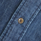 BIG DENIM SHIRT #INDIGO [Q25A-P050]