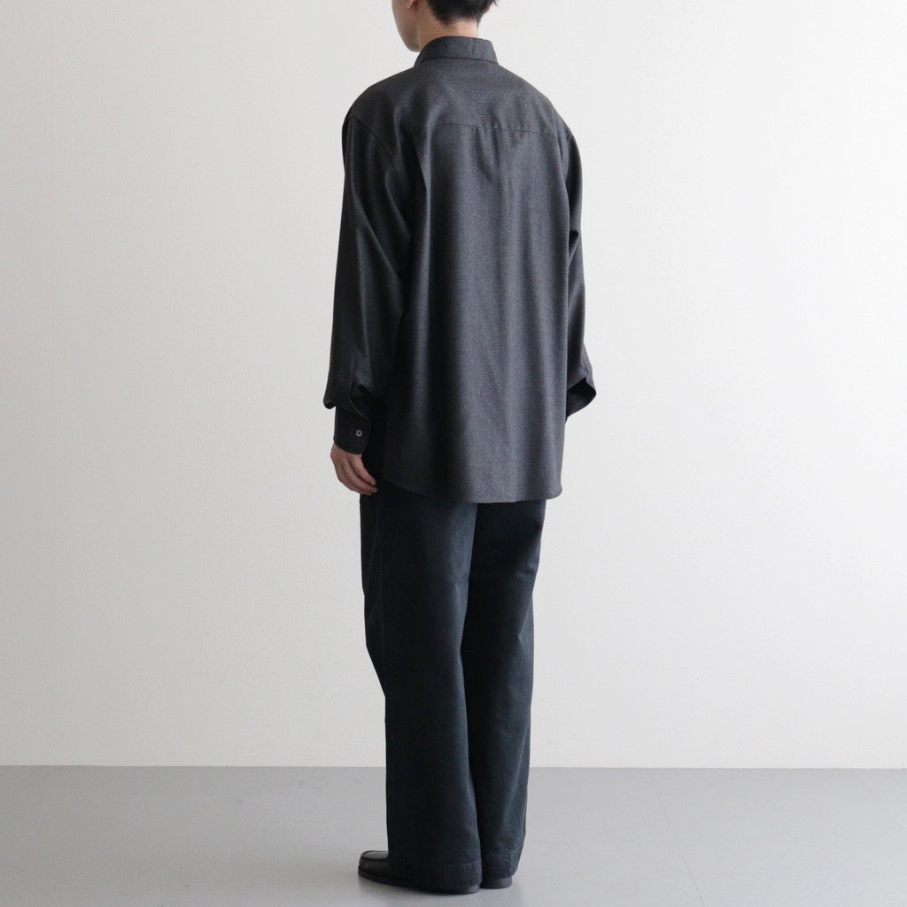 トップス 24AW AURALEE SUPER LIGHT WOOL SHIRT SUPER LIGHT WOOL SHIRT - AURALEE Official Website