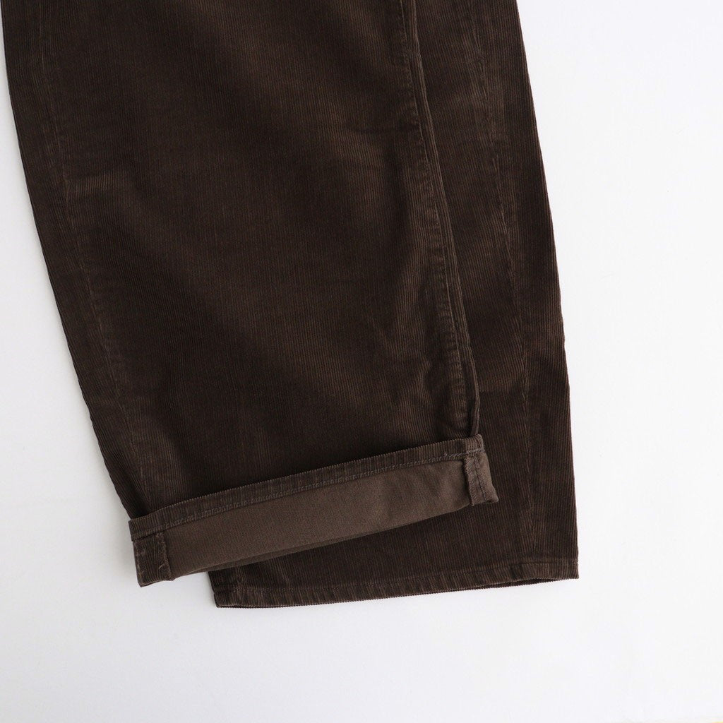 VINTAGE CORDUROY ROUND PANTS #BROWN [ST.1573]