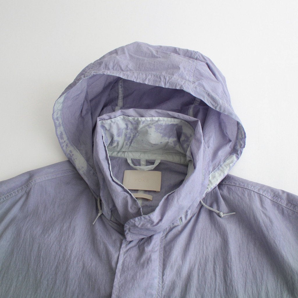 SPRAY PRINTED NYLON SNOWPARKA #MIST GREEN [YK23SS0462C]