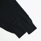 WOOL/ALPACA KNIT LOOSE TURTLE NECK PO #BLACK [ST.1295]