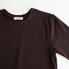 SUVIN 60/2 PERFECT SHORT-SLEEVE #BURGUNDY [KKAGGM0013]