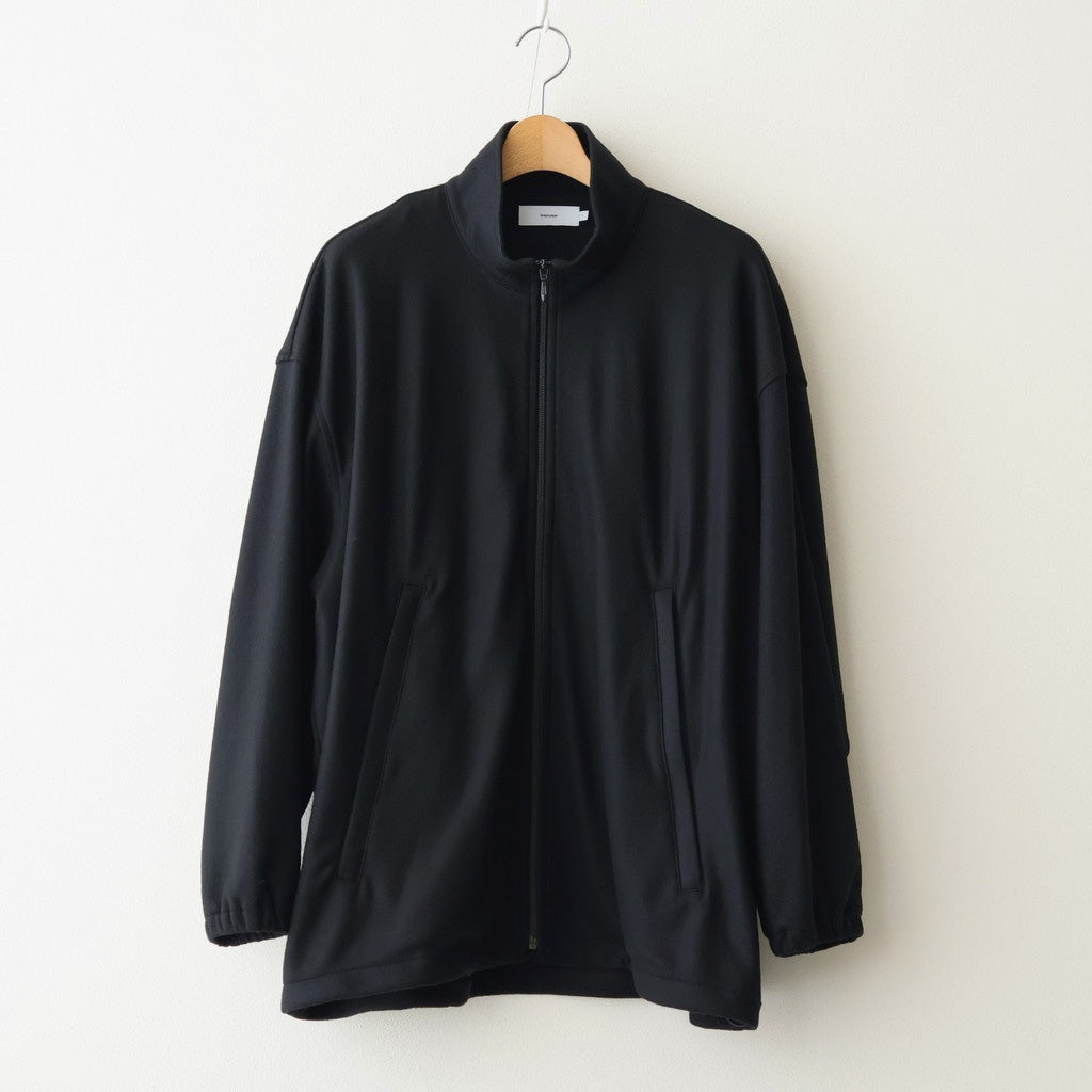 Wool Smooth Flannel Track Blouson #BLACK [GU253-30220B]