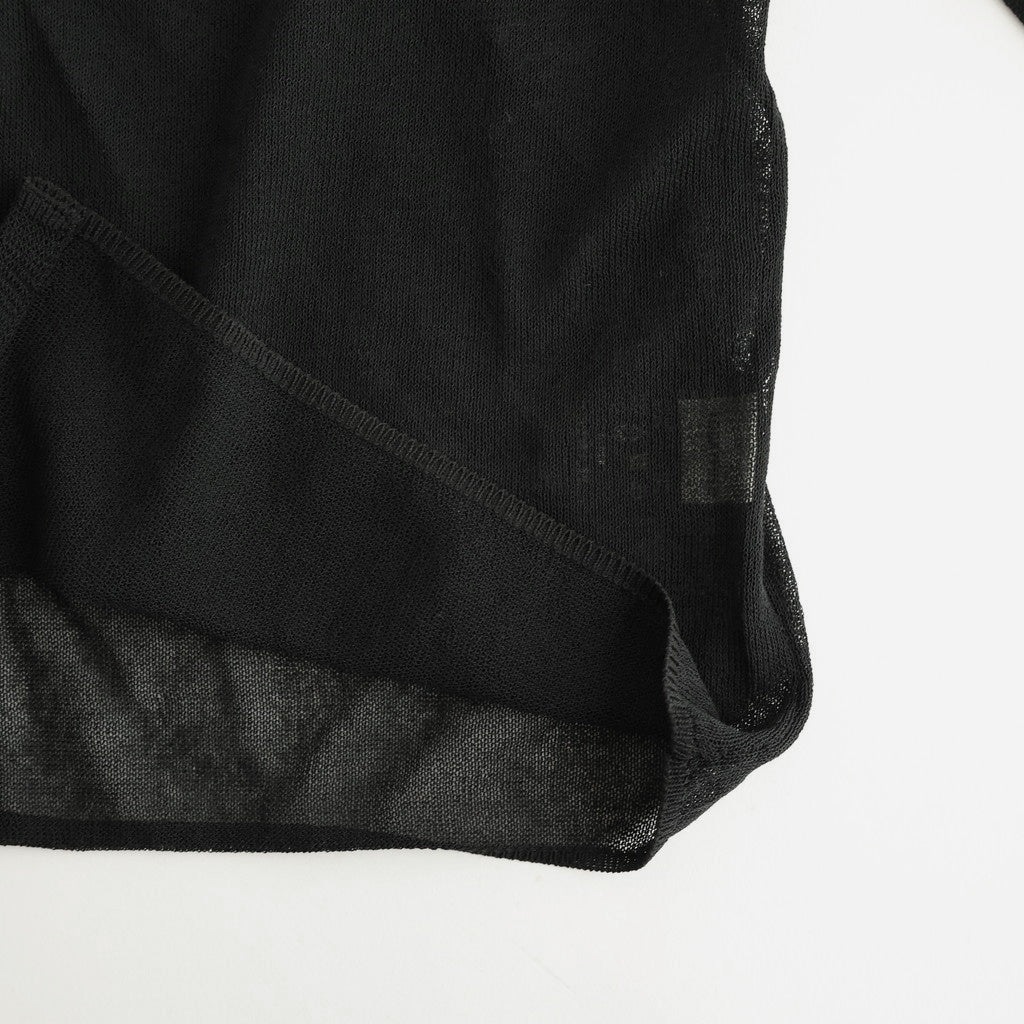 Compact Sheer Knitcardigan #BLK [12610515]