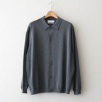 Suvin High Gauge Knit Oversized L/S Shirts #TOP GRAY [GU261-80263C]